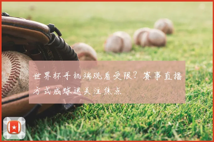 世界杯手机端观看受限?赛事直播方式成球迷关注焦点